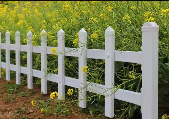 Smooth Surface Treatment Glass Fiber Products Garden Fence FRP GRP Handrail