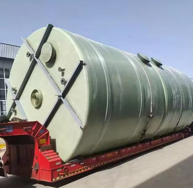 Fiber Reinforced Plastic FRP Chemical Storage Tanks Anti Corrosive Customized Color