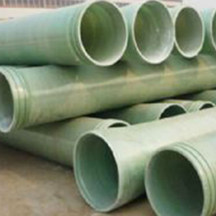Smooth Surface FRP Pipe Customized Size , Anti Corrosion Fiber Glass Tubing