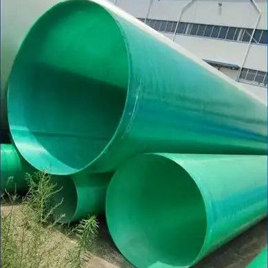 Custom Color FRP Fiber Reinforced Pipe For Water Treatment / Chemical Processing