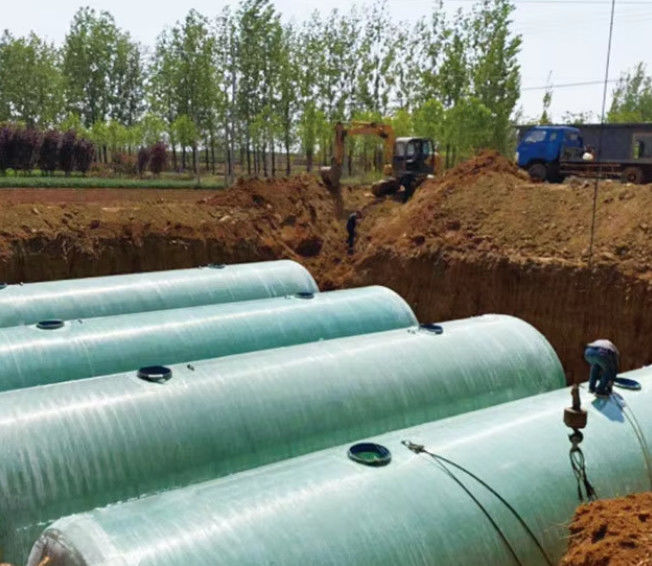 Water Purification FRP Septic Tank Underground Type Domestic Sewage Treatment System