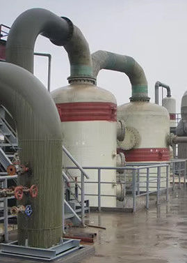Low Maintenance FRP Waste Gas Absorption Tower Columns Vessel For Chemical Plant