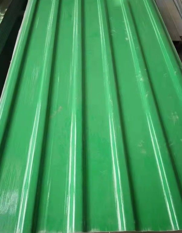 Anti Corrosion GRP Composites Frp Roof Panel For Gas Collecting Hood Corrugated Frp Sheet
